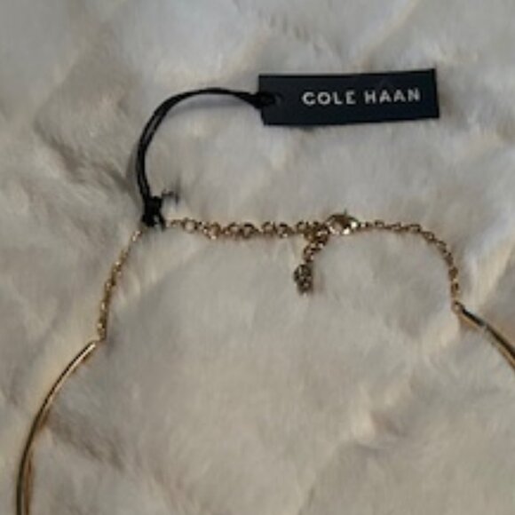 NWT Cole Haan Necklace w/ Faux Pearl - Picture 3 of 3